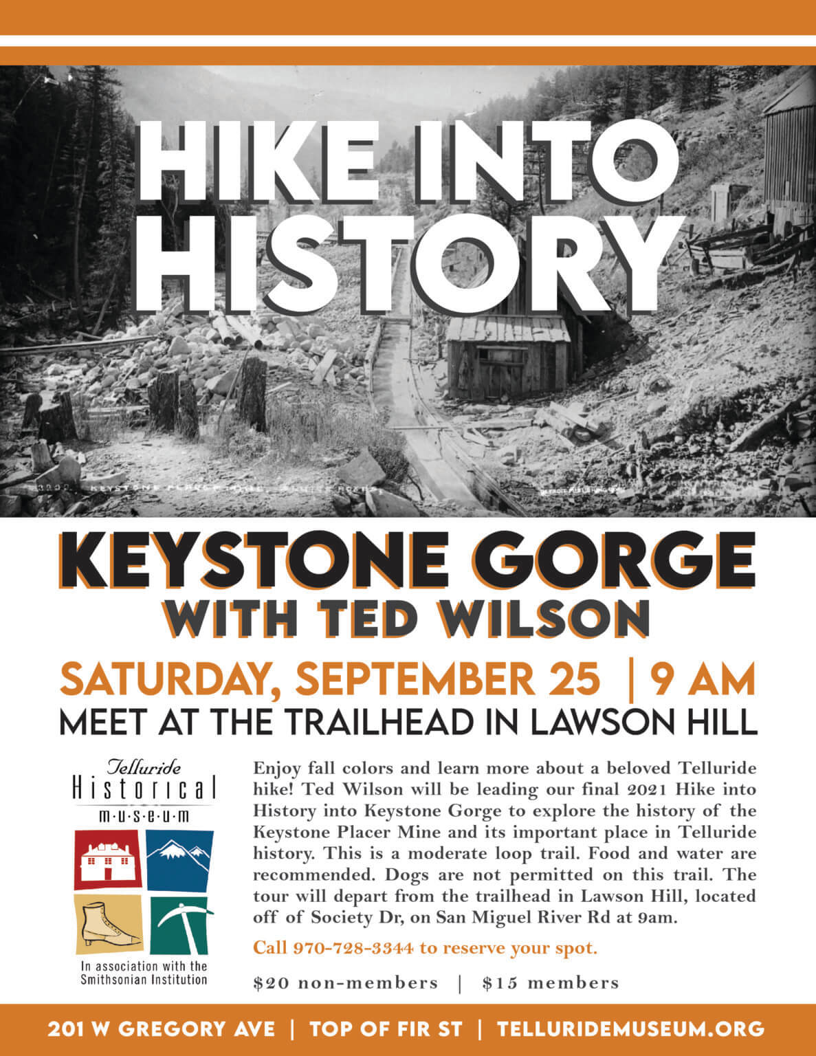 Hike Into History Keystone with Ted Wilson Telluride