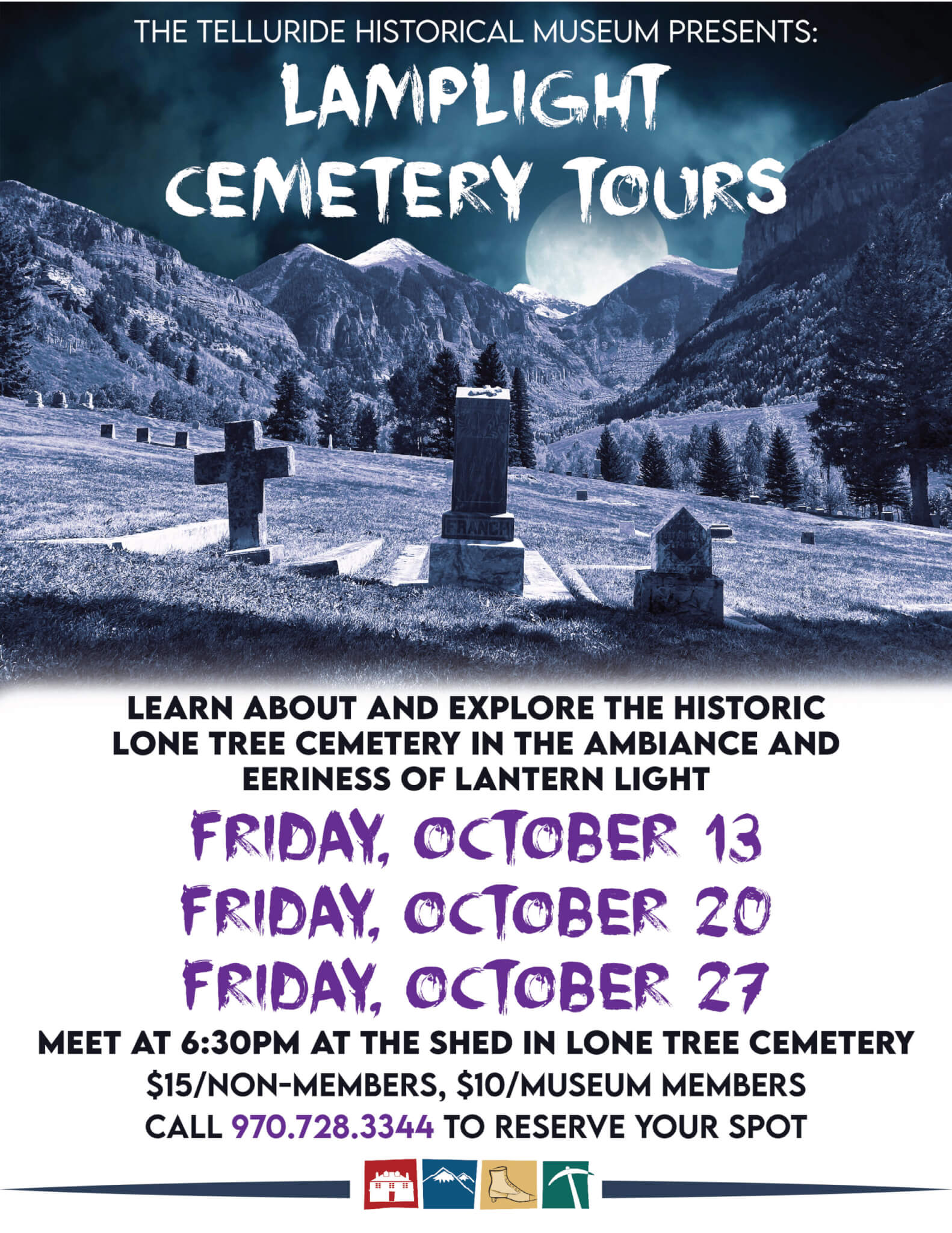 Join us on a Lone Tree Cemetery Tour this Fall! Telluride Historical